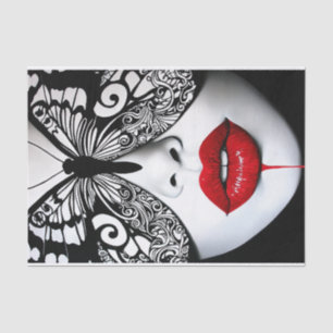 Papier Mousseline Beauté et papillons32