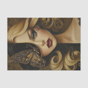 Papier Mousseline Beauté et papillons Blonde Edition13