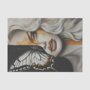 Papier Mousseline Beauté et papillons Blonde Edition25