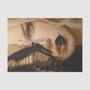 Papier Mousseline Beauté et papillons Blonde Edition8