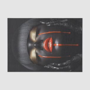 Papier Mousseline Beauté noire et or6