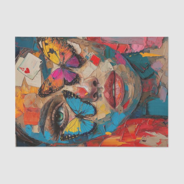 Papier Mousseline Beautés Abstraites2 (Recto)