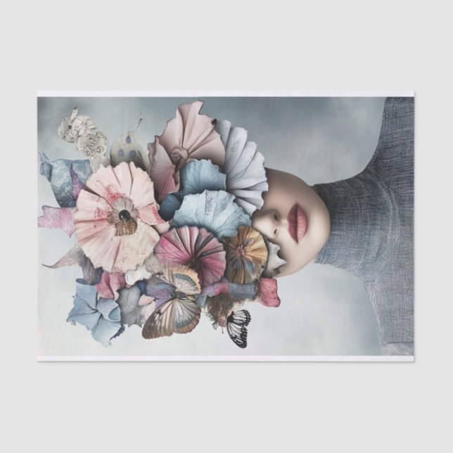 Papier Mousseline Beautés florissantes11 (Recto)