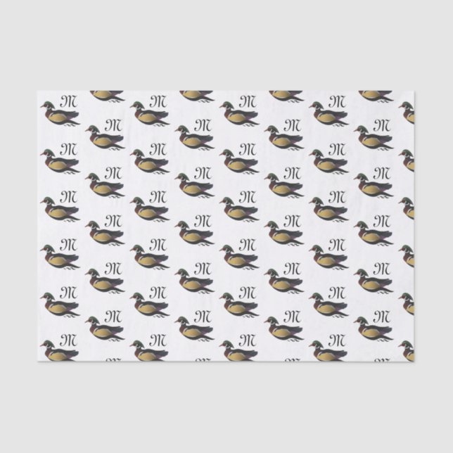 Papier Mousseline Beautiful Duck (Recto)