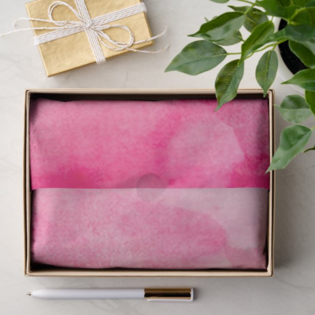 Papier Mousseline Bébé Fille Rose (Cadeau)