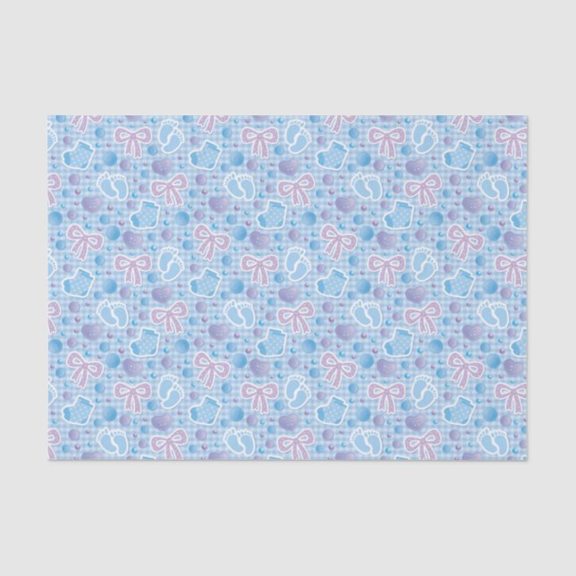 Papier Mousseline Bébé garçon  (Recto)
