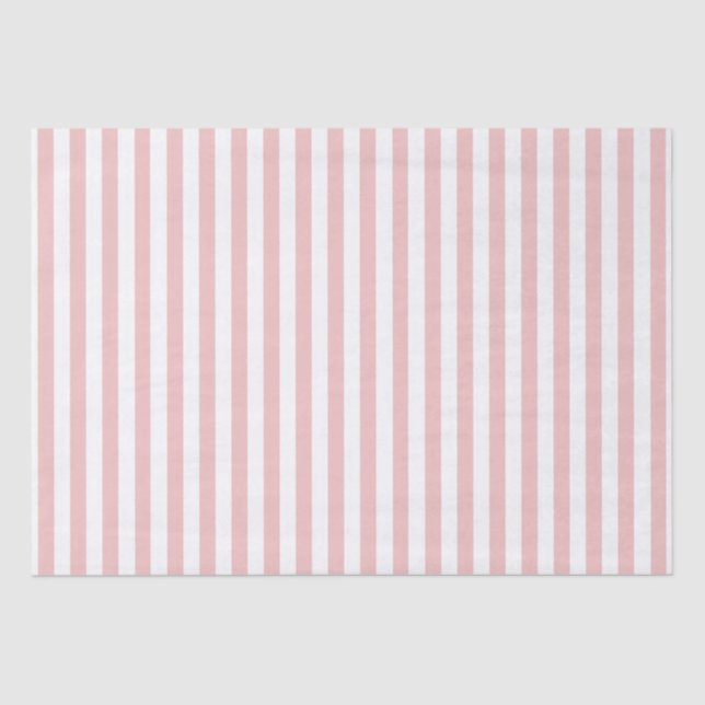 Papier Mousseline Bébé Grandes Pink Et Blanc (Recto)