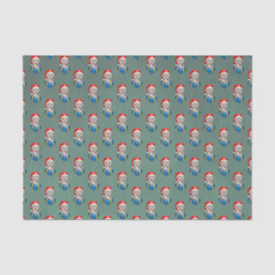 Papier Mousseline Bébé Père Noël