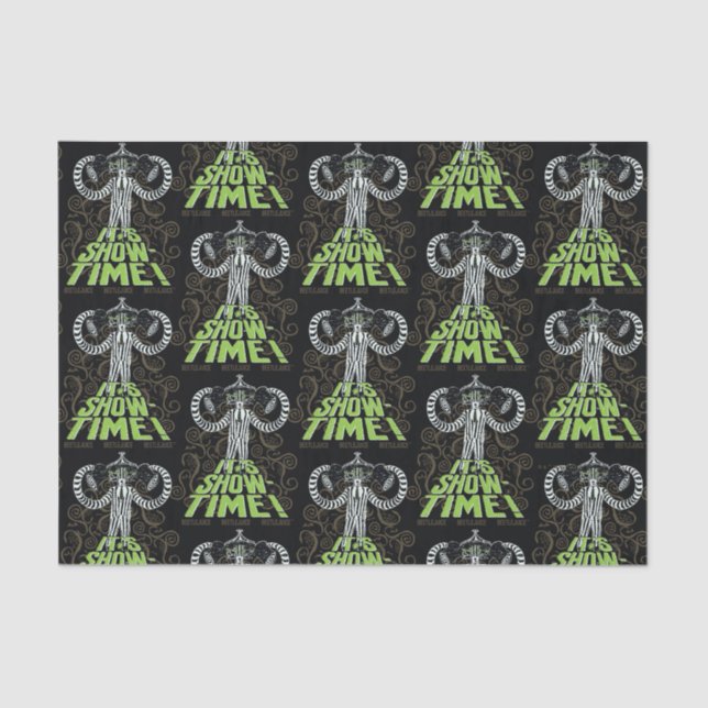 Papier Mousseline Beetlejus | C'est l'heure du spectacle ! (Recto)