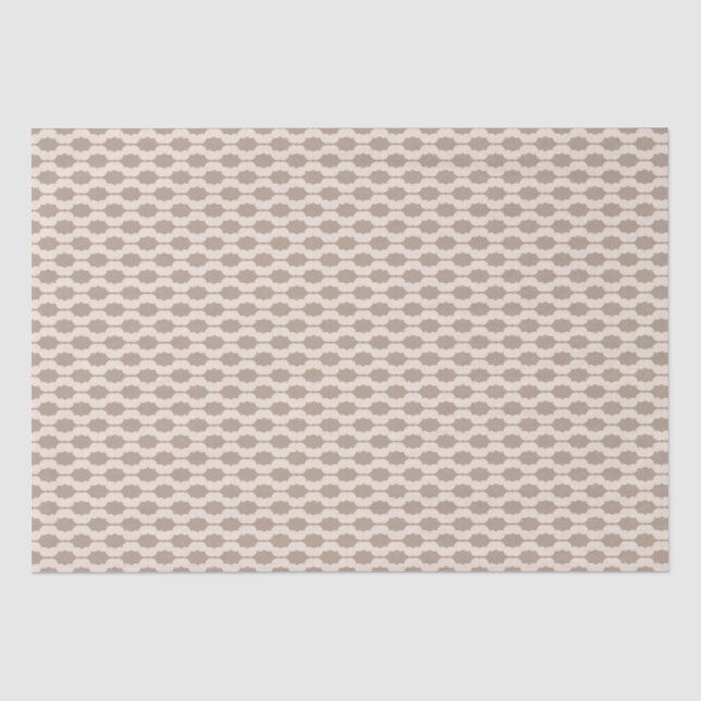 Papier Mousseline Beige geometric paper (Recto)