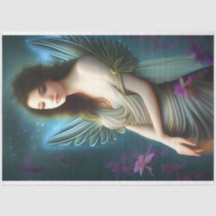 Bel Ange Vintage Fleurs Débauchées Découpage