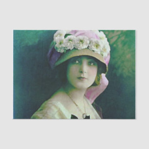 Papier Mousseline Bella, Art nouveau, peinture digitale, belle, dame