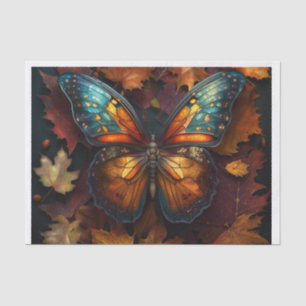 Papier Mousseline Belle Automne Papier décolpage Papier papillon d'a