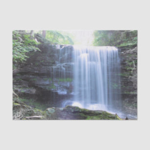 Papier Mousseline Belle cascade dans la nature
