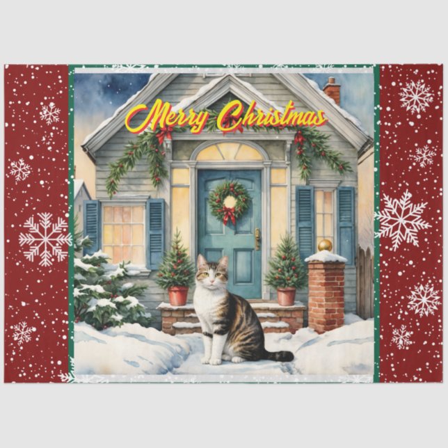 Papier Mousseline Belle collection de Noël tendance (Recto)