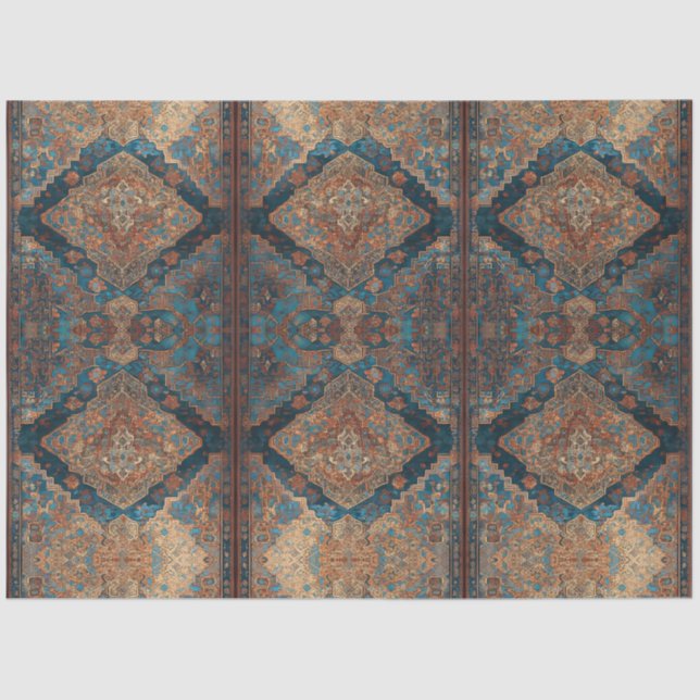 Papier Mousseline Belle collection de vieux Motifs persans populaire (Recto)