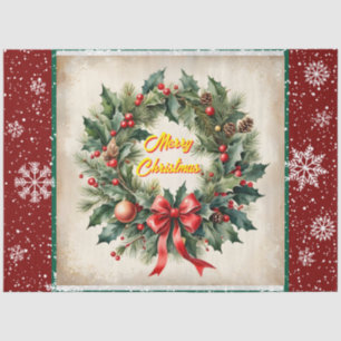 Papier Mousseline Belle collection Festive de Noël