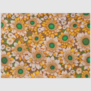 Papier Mousseline Belle collection populaire de tournesol