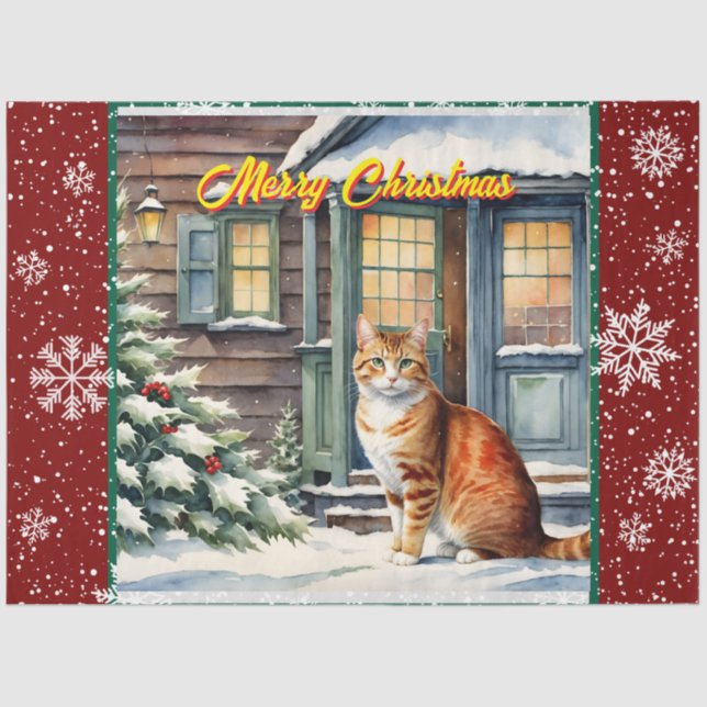 Papier Mousseline Belle collection tendance de Noël (Recto)