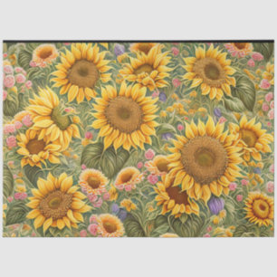 Papier Mousseline Belle collection tendance tournesol