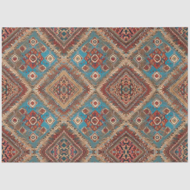 Papier Mousseline Belle collection turque ancienne Motif tendance (Recto)