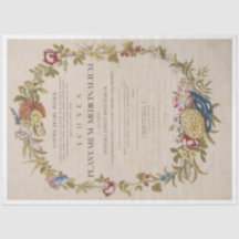 Belle couronne botanique avec écriture