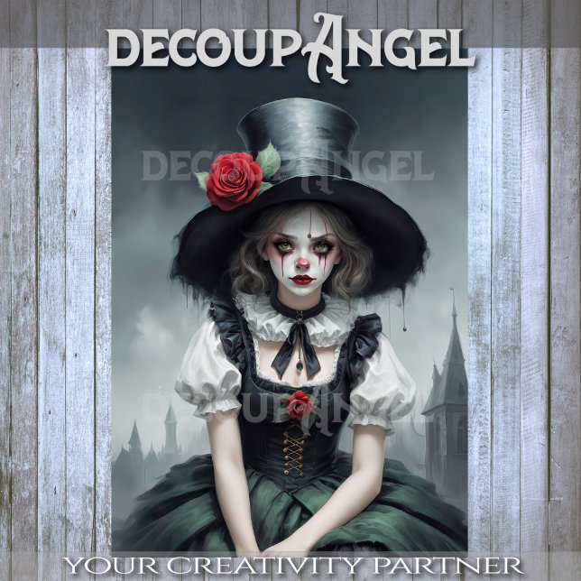 Papier Mousseline Belle de la page de découpage mascarade (Créateur téléchargé)