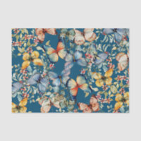 Belle découpage marine de papillon vintage
