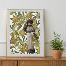 Belle Epoque Mode Découpage Tissu