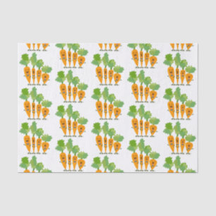 Papier Mousseline Belle illustration du quatuor de carottes à carott