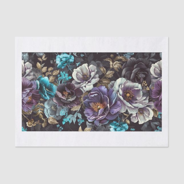 Papier Mousseline Belles fleurs11 (Recto)