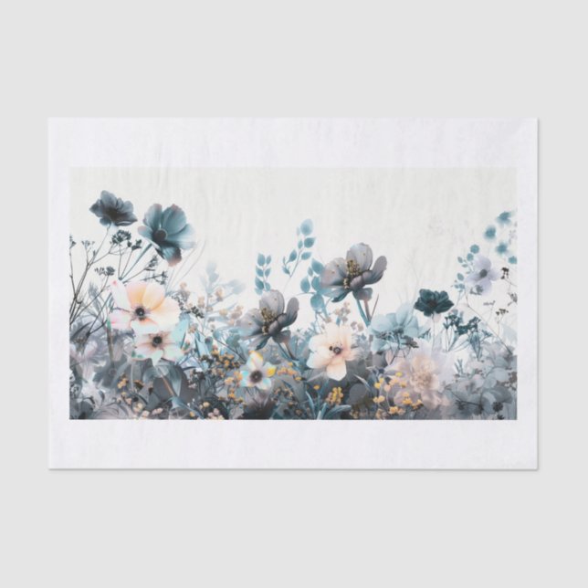 Papier Mousseline Belles fleurs17 (Recto)