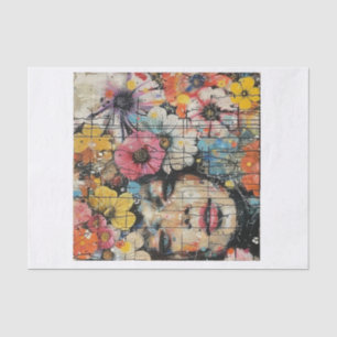 Papier Mousseline Belles Fleurs2