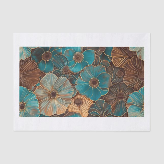 Papier Mousseline Belles fleurs27 (Recto)