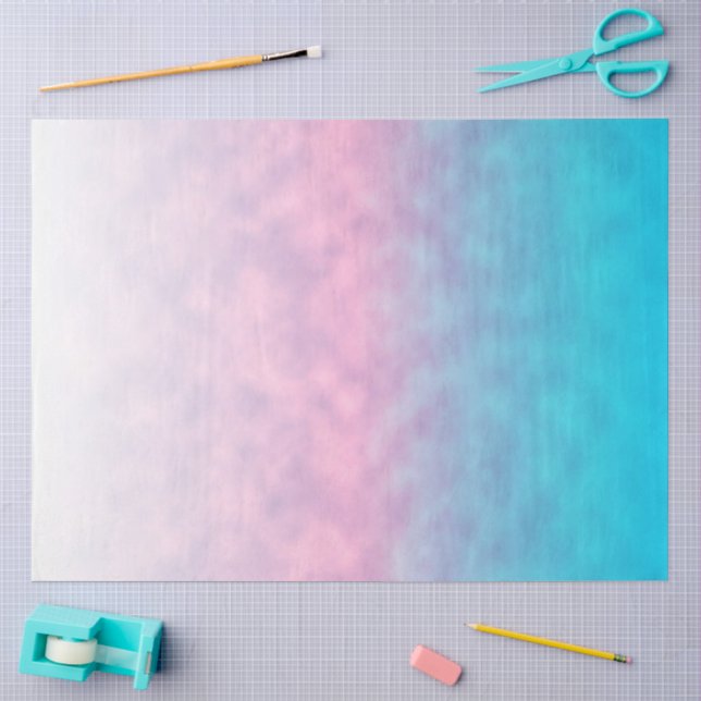 Papier Mousseline Berceuse de ciel lavé (Artisanat)