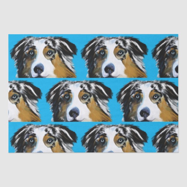 PAPIER MOUSSELINE BERGER AUSTRALIEN    (Recto)