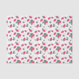 Papier Mousseline Berry Sweet Motif de fraises