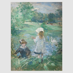 Papier Mousseline Berthe Morisot - À côté d'un lac