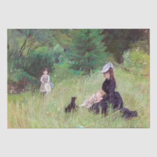 Papier Mousseline Berthe Morisot - Dans un parc