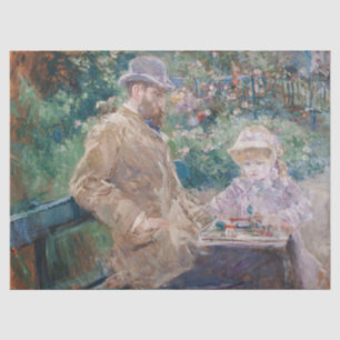 Papier Mousseline Berthe Morisot - Eugene Manet avec sa fille