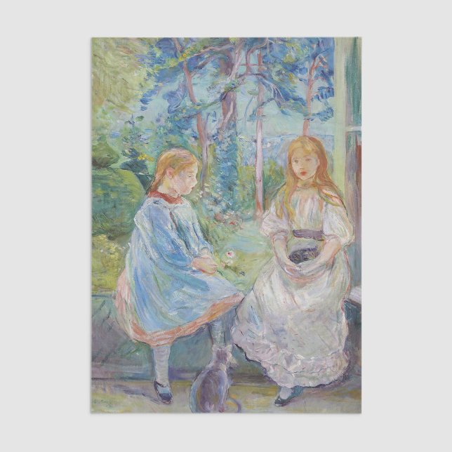 Papier Mousseline Berthe Morisot - Jeunes filles à la fenêtre (Créateur téléchargé)