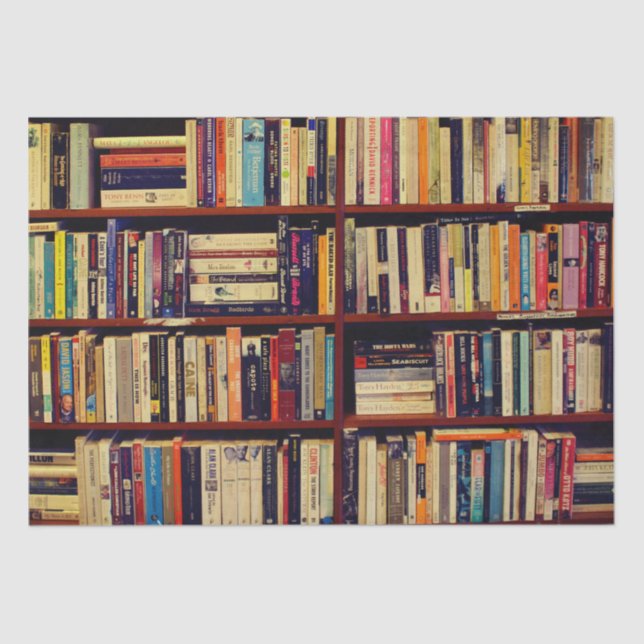 Papier Mousseline Bibliothèque étagères (Recto)