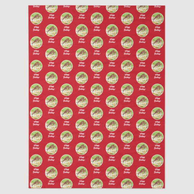 Papier Mousseline Biche et faon (Recto)