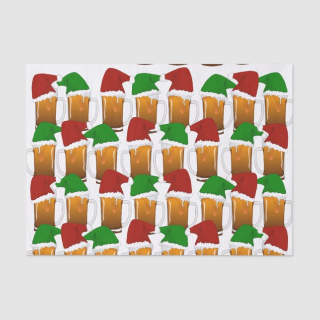 Papier Mousseline Bière de Noël (Recto)