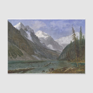 Papier Mousseline Bierstadt Lake Louise Peinture