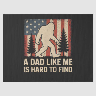 Papier Mousseline Bigfoot Patriotique Un Papa Comme Moi Est Dur à Tr