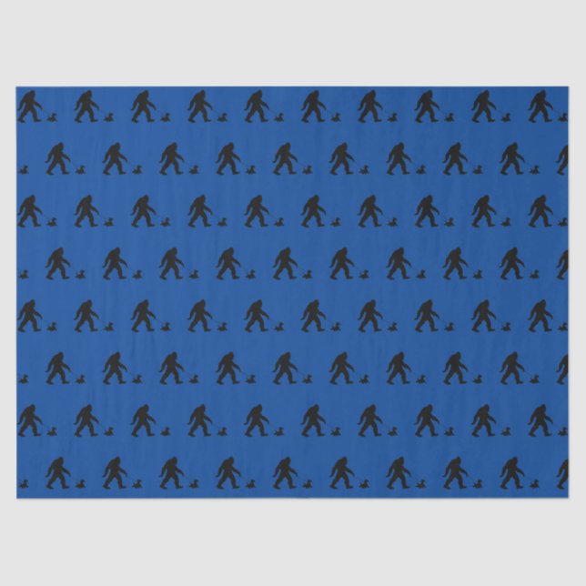 Papier Mousseline Bigfoot Walking Son Scotty  (Recto)