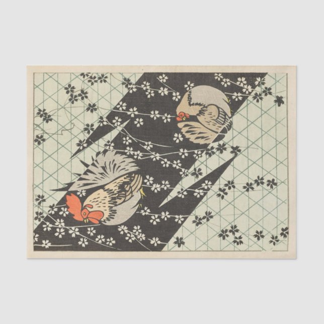 Papier Mousseline Bijutsukai Pl. 227 par Korin Furuya (Recto)