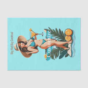 Papier Mousseline Bikini Babe Big Casquette - Big Cocktail Thunder_C