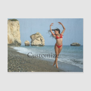 Papier Mousseline Bikini Model Dancing Thunder_Cove